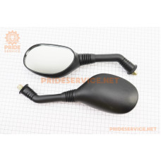 Дзеркала к-кт "ОВАЛ", чорні М8 (ССС-знак якості)