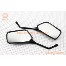 УЦІНКА Дзеркала к-кт КВАДРАТ, чорні М10 (ССС-знак якості) (невеликий дефект скла, див. фото)