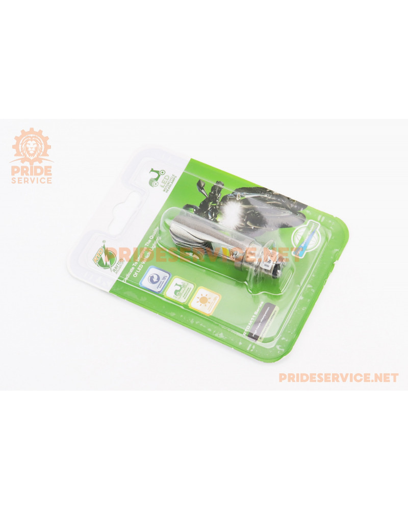 Лампа фари діодна P15D-25-1 - LED-2 (сіра)