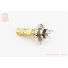 Лампа фари діодна LED-2 H4, жовта