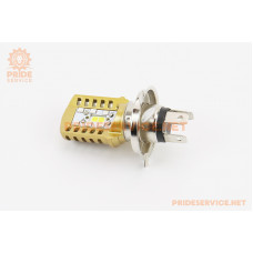 Лампа фари діодна LED-2 H4, жовта