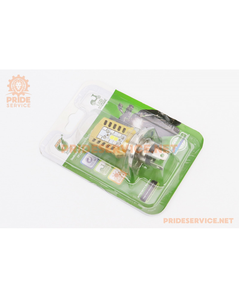 Лампа фари діодна LED-2 H4, жовта