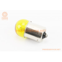 Лампа поворотника BA15S (з цоколем), жовта 12V/10W G18