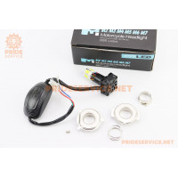 Лампа фари діодна LED-6 SUPER (к-кт різних кріплень) зі стабілізатором+стробоскоп