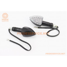 Поворотник діодний "СТРІЛА", чорний, к-кт 2шт