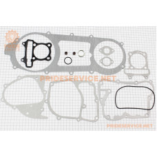Прокладки двигуна 150cc-57,4мм, к-кт 15 деталей, довгий варіатор
