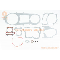 Прокладки двигуна 150cc-57,4мм, к-кт 11 деталей, довгий варіатор