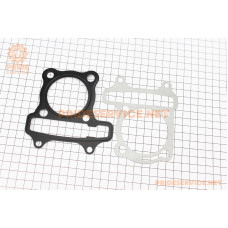Прокладки поршневої 125cc-52,4мм, к-кт 2 деталі (метал)
