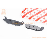 Гальмівні колодки (дискові) HONDA CBR125 / CBR BWB/RC/RD / Wave125 / MSX125 Grom, к-кт 2шт