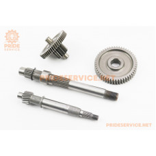 Редуктор (вал первинний, вторинний довгий, шестерні), к-кт 4шт