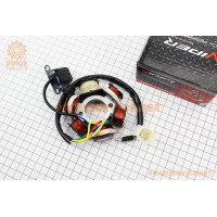 Статор магнето (генератора) (6 котушок роз'єм "мама 4+1") висота 31мм