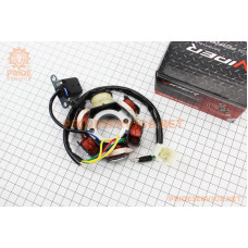 Статор магнето (генератора) (6 котушок роз'єм "мама 4+1") висота 31мм