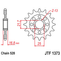 Зірка передня (крок 520)  JTF1373.17