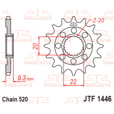 Зірка передня (крок 520) JTF1446.13SC