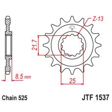 Зірка передня (крок 525) JTF1537.16