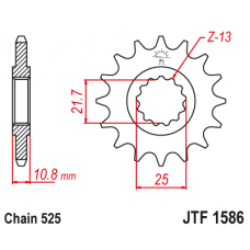 Зірка передня (крок 525)  JTF1586.15