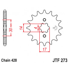 Зірка передня (крок 428)   JTF273.15