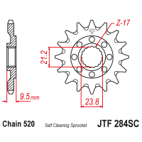 Зірка передня (крок 520) JTF284.13SC