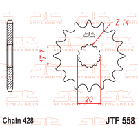 Зірка передня (крок 428)  JTF558.14