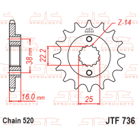 Зірка передня (крок 520) JTF736.15