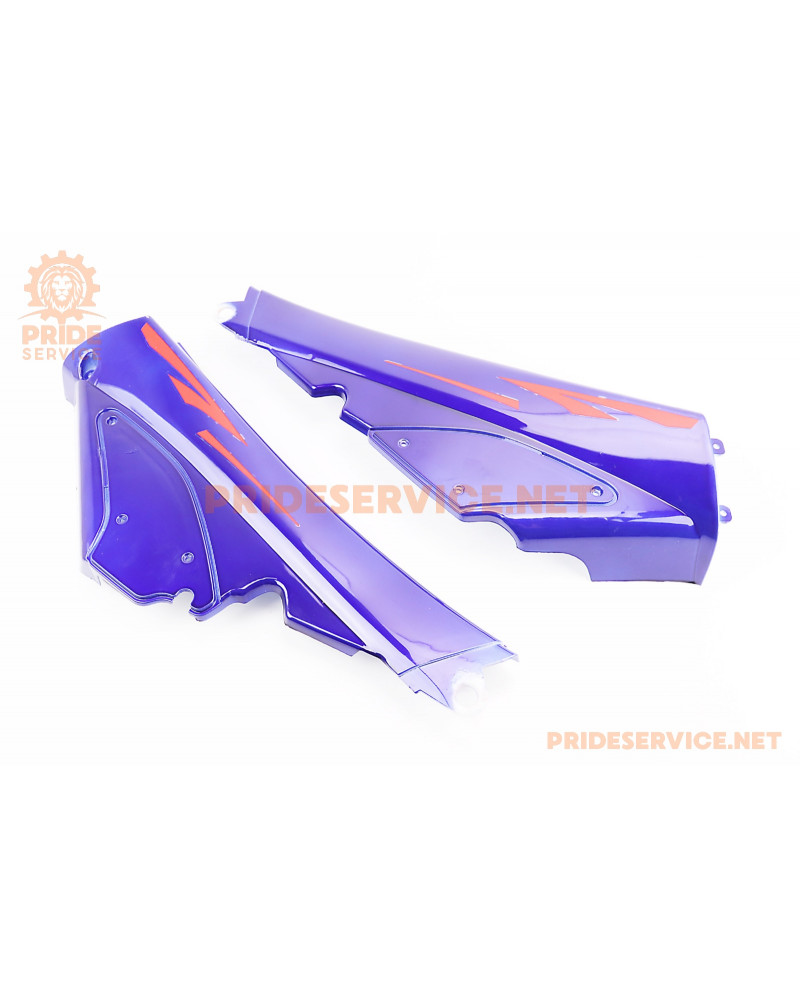 Пластик-бічний середній лівий, правий к-кт 2шт, синій (можливі незначні дефекти фарбування)