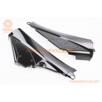 Пластик-бічний середній лівий, правий к-кт 2шт, чорний глянцевий