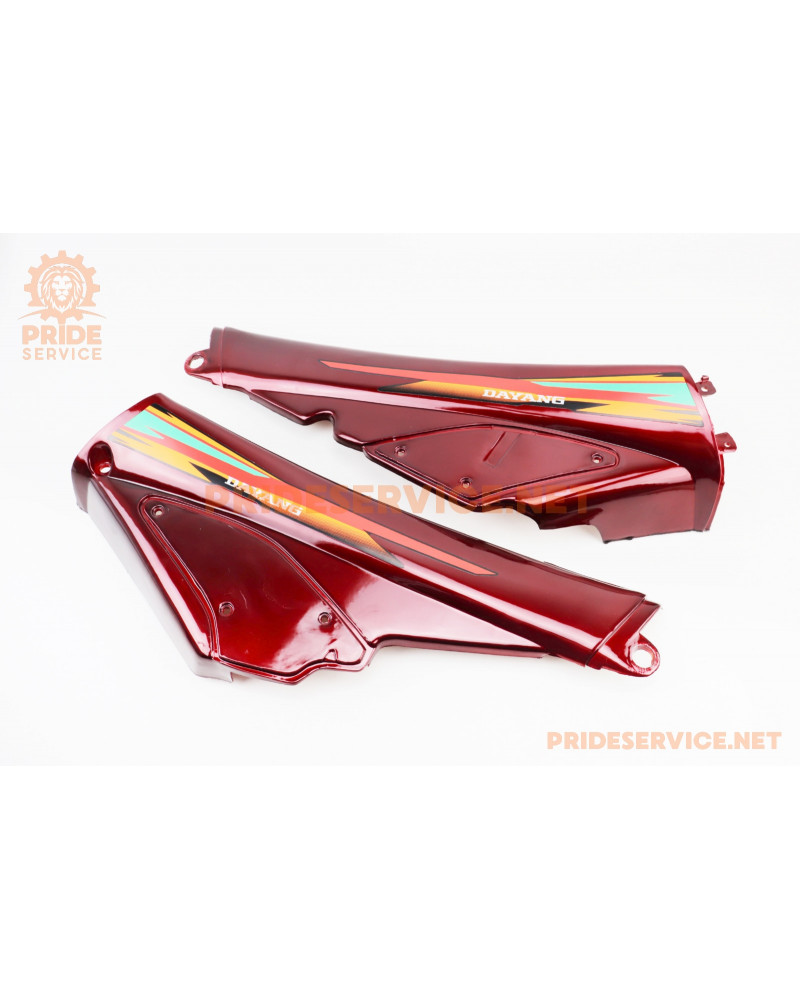 Пластик-ПОВНИЙ к-кт-17 деталей, бордовий