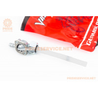 Кран паливний ALPHA з прямим штуцером, тонкий корпус крана тип 2