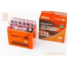 Акумулятор 12V9Ah YB9-BS GEL (L135*W75*H135мм) "МОТО"