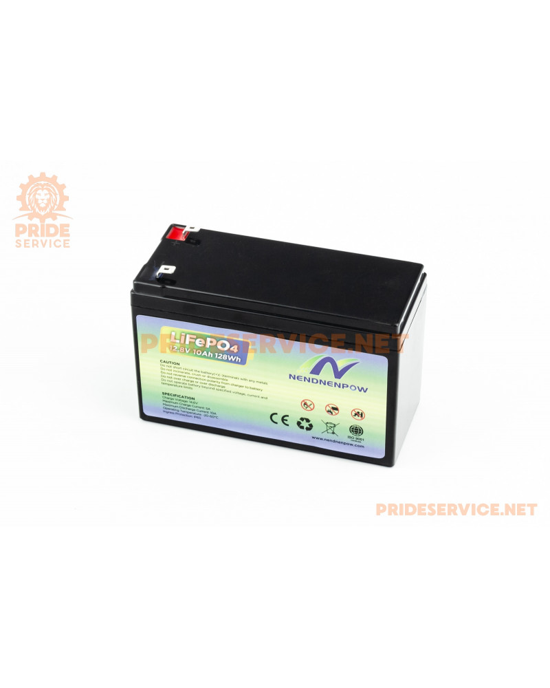 Акумулятор 12,8V10Ah 128Wh LiFePO4 (L151*W65*H94mm) для ДБЖ, іграшок та ін.