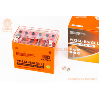 Акумулятор 12V19Аh YB16L-BS GEL (L175*W100*H155мм) Акумулятор 12V19Аh YB16L-BS GEL (L175*W100*H155мм)