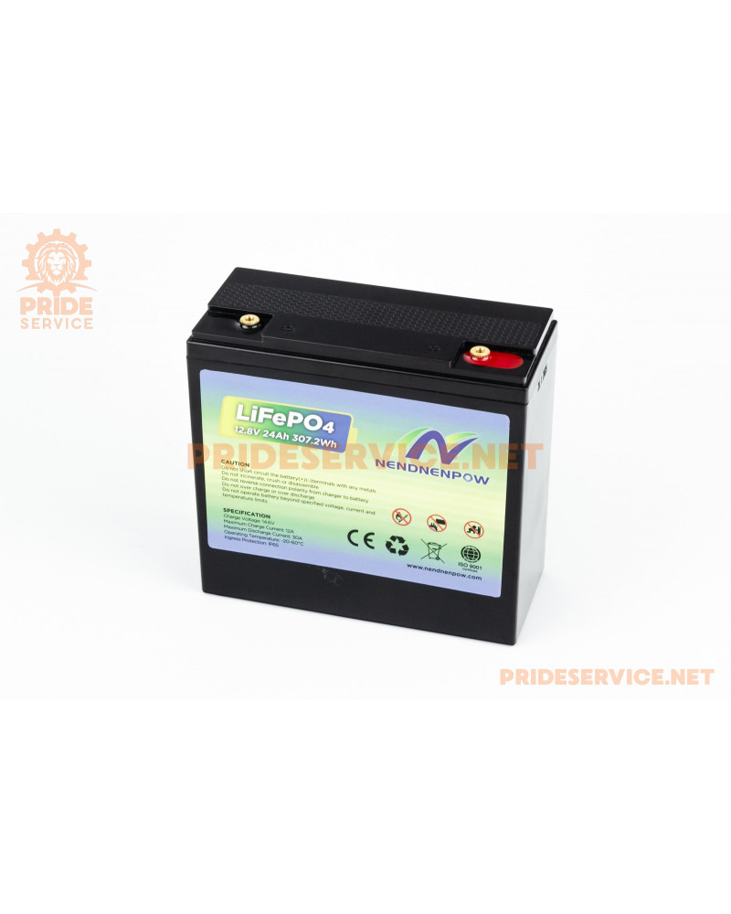 Акумулятор 12,8V124h 307,2Wh LiFePO4 (L180*W78*H170mm) для ДБЖ, іграшок та ін.
