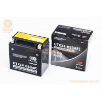 УЦІНКА Акумулятор 12V14Аh UTX14-BS(MF) кислотний (L150*W85*H145мм) (вм'ятина на корпусі, напруга 12,8V)