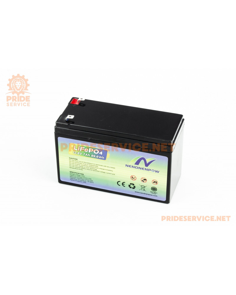Акумулятор 12,8V7Ah 89,6Wh LiFePO4 (L151*W65*H94mm) для ДБЖ, іграшок та ін.