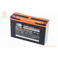 Акумулятор 12V32Ah 6EVF32,8 GEL (L267*W78*H170мм) для електротранспорту