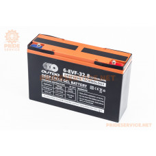 Акумулятор 12V32Ah 6EVF32,8 GEL (L267*W78*H170мм) для електротранспорту