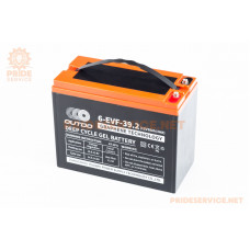 Акумулятор 12V38Ah 6EVF39,2 кислотный (L223*W105*H174мм) для електротранспорту