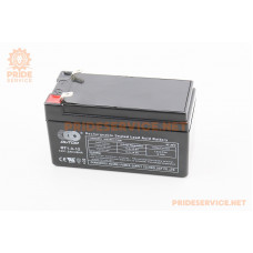 Акумулятор 12V1,3Ah OT1,3-12 кислотний (L97*W45*H53мм) для ДБЖ, іграшок та ін., 2023р