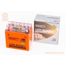 Акумулятор 12V9Ah 12N9-BS GEL (L135*W75*H135мм) "МОТО", з індикатором