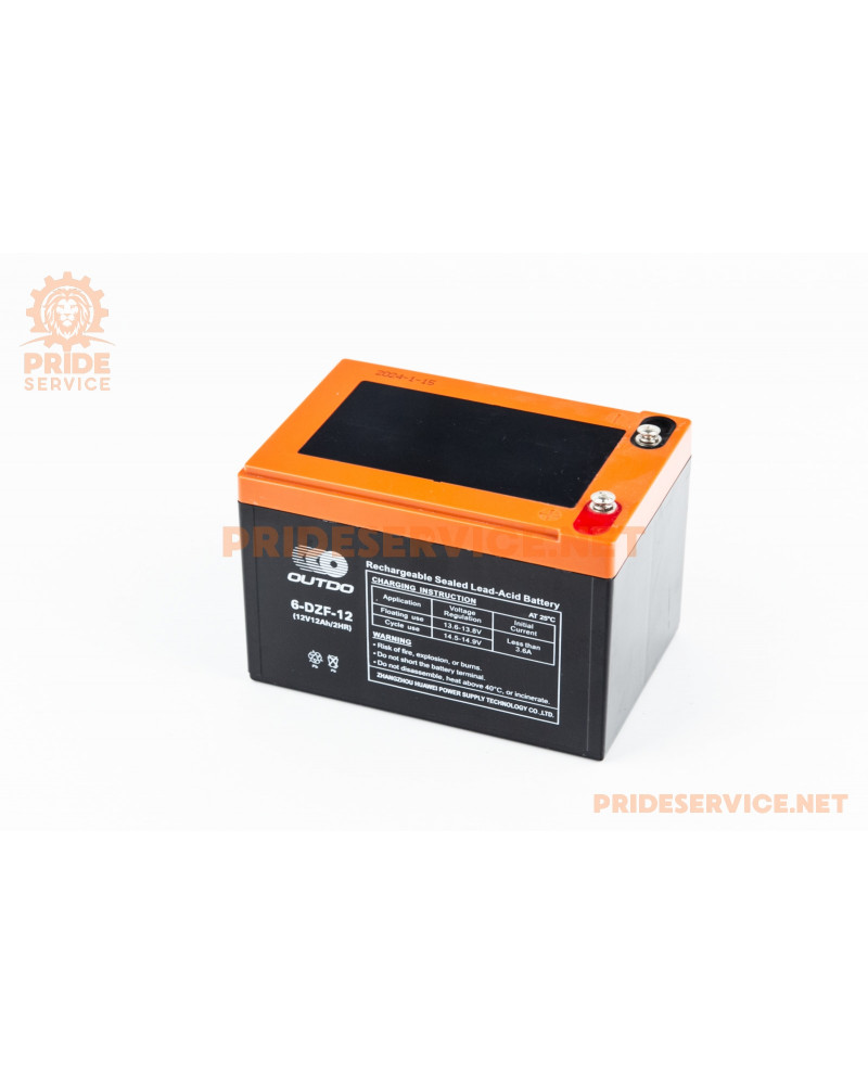 Акумулятор 12V12Ah 6DZF12 кислотний (L150*W101*H99мм) для ДБЖ, іграшок та ін.