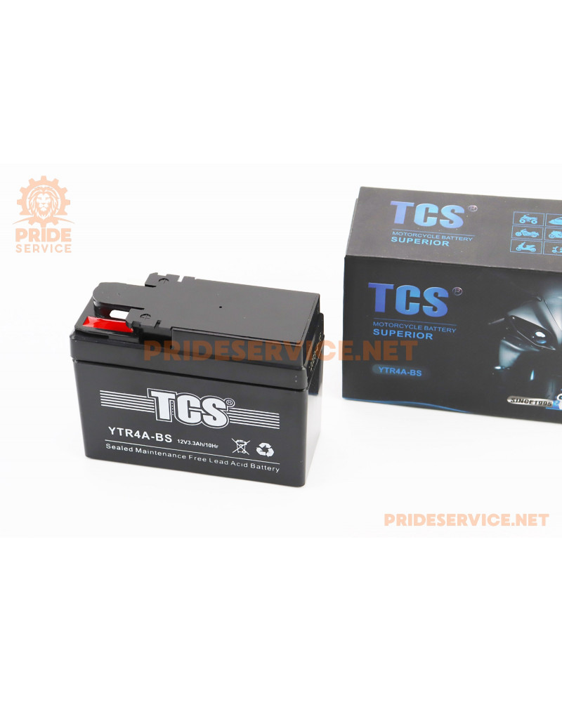 Акумулятор 12V3,3Ah YTR4A-BS GEL (L115*W49*H85mm) "таблетка-Honda", від 5шт -10%