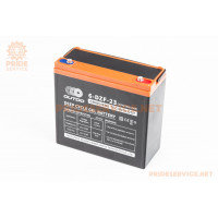 Акумулятор 12V22Ah 6DZF23 кислотний (L180*W78*H170мм) для електротранспорту