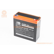 Акумулятор 12V22Ah 6DZF23 кислотний (L180*W78*H170мм) для електротранспорту