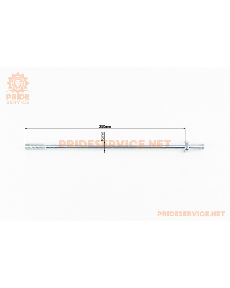 Вісь маятника d-10мм; L-250мм+гайки, к-кт 5шт