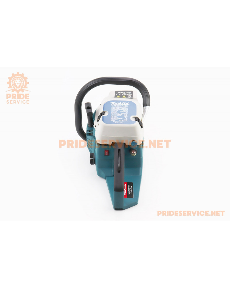 Бензопила Makita EA 5200 P45S 52cc (3,6кВт, шина 18", ланцюг 325-1,5-72зв. круг. зуб), з підкачуванням, плавний пуск