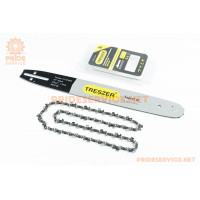 Шина 16"-1,3мм 3/8" 56зв L-45см+ланцюг 3/8"-1,3мм, 56зв. квад. зуб, на блістері