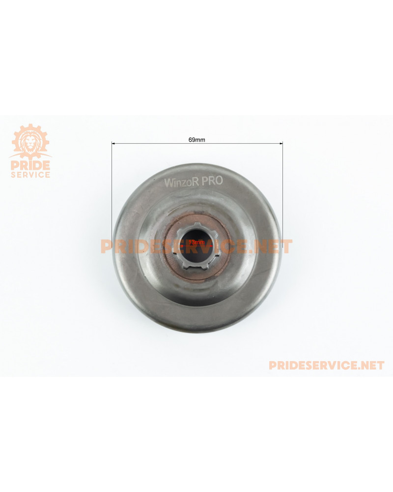 Тарілка зчеплення + зірка 3/8-6 MS-170/171/180/181/190T/191T/210/211/230/250 + підшипник + мастило, "PRO SERIA"