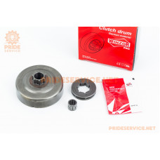 Тарілка зчеплення + зірка 3/8-6 MS-170/171/180/181/190T/191T/210/211/230/250 + підшипник + мастило, "PRO SERIA"