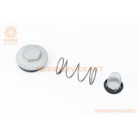 Гайка "хром" зливна олії, манжет, пружина, фільтр масляний, к-кт 4шт