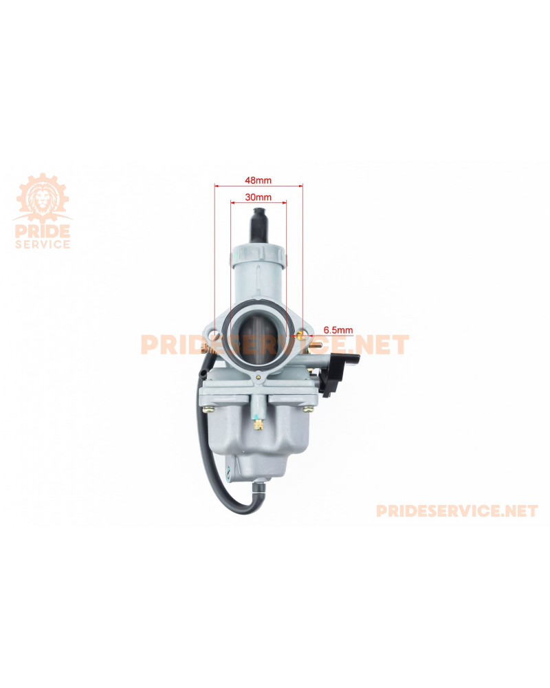 Карбюратор СВ/CG-200, d-30мм, дросель ручний